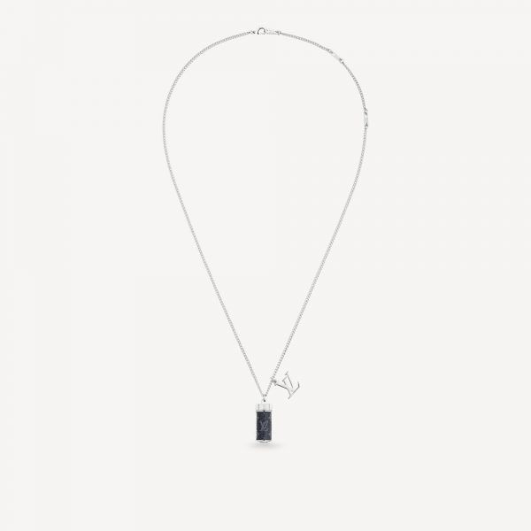 Louis Vuitton LOUIS VUITTON Necklace Monogram Eclipse Collier DJ