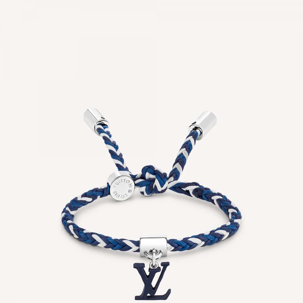 Louis Vuitton Friendship Bracelet - Blue, Silver-Tone Metal Charm, Bracelets  - LOU614676