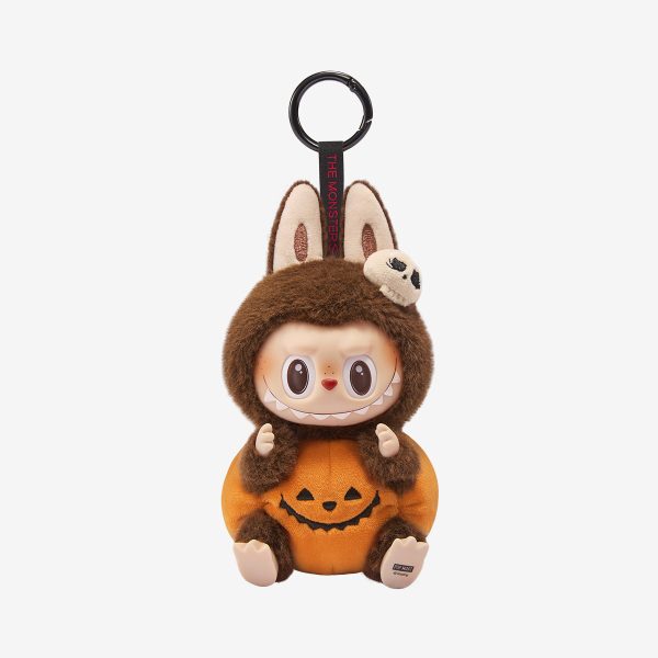 LABUBU - Happy Halloween Party Series Sitting Pumpkin Vinyl Plush Pendant