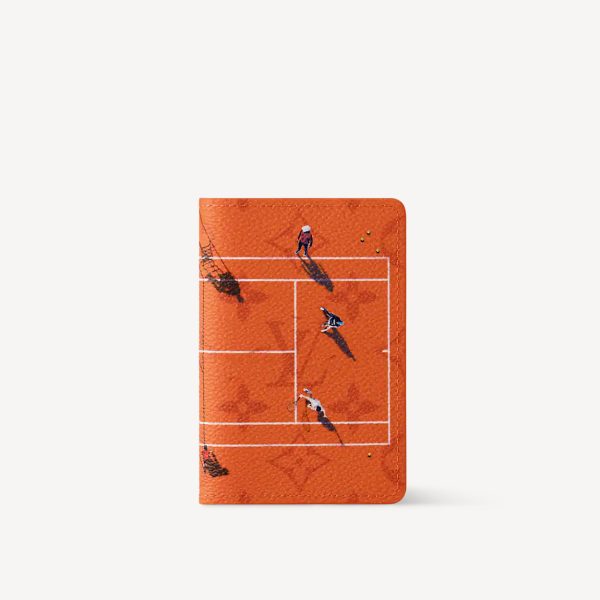 LV POCKET ORGANIZER (BRICK RED)