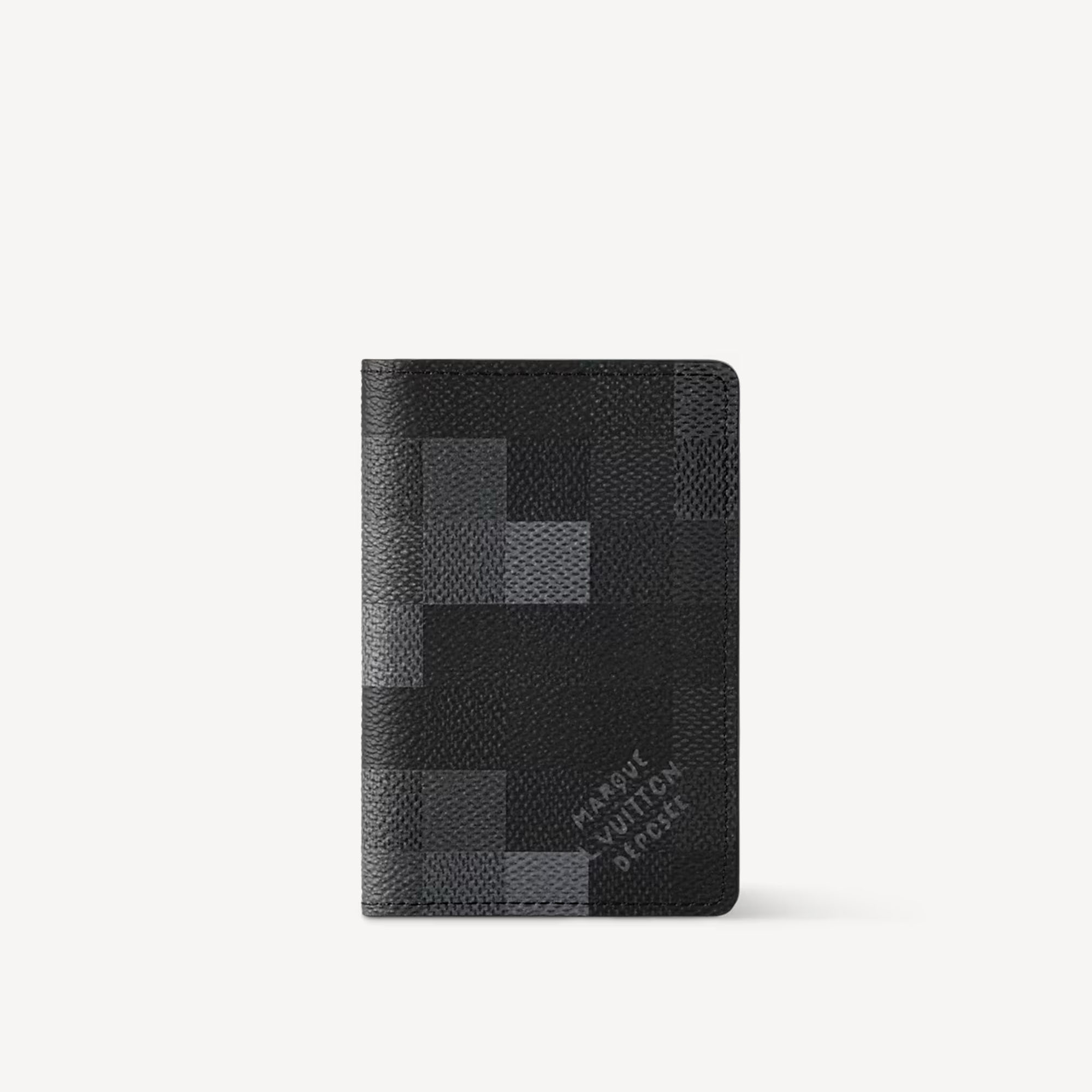 LOUIS VUITTON POCKET ORGANIZER Black 01